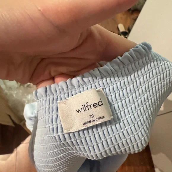 Wilfred Light Blue Mini Dress - Picture 4 of 4